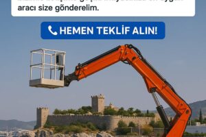 Sepetli Kiralık Vinç Hizmeti Bodrum Vinç
